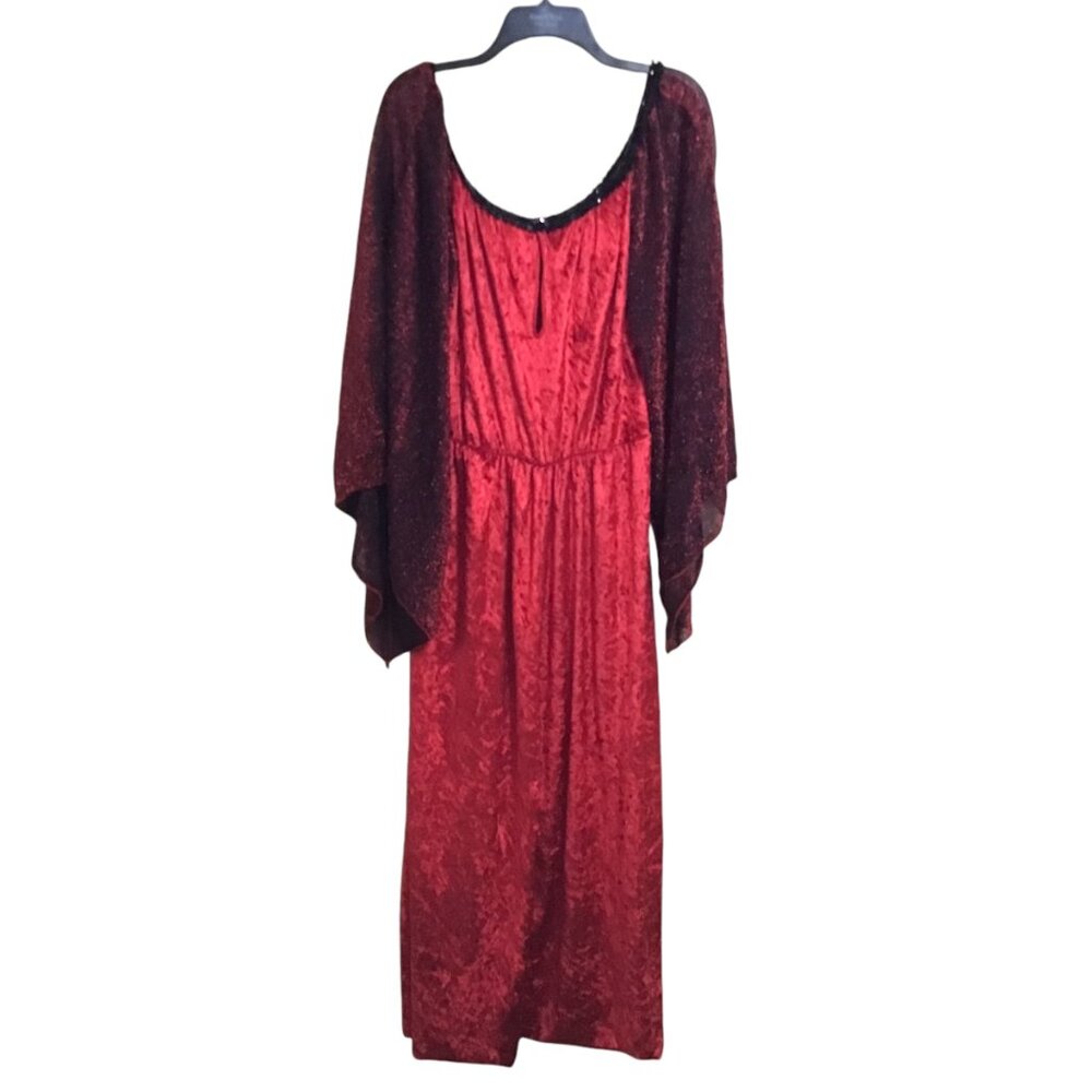 Vampire Witch Mistress Goth Queen Adult L XL Cosplay Halloween Costume Gothic - Picture 3 of 6